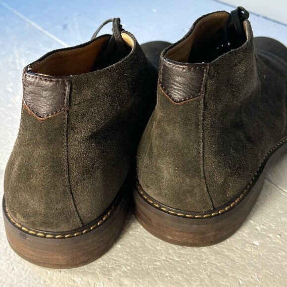 1901 SZ 13 Mens Charcoal Gray Chukka Lace Up Boot Retro Vintage Moto Timeless - Picture 6 of 10